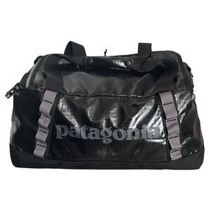 Patagonia Black Hole Duffel 45L Black Travel Bag Water Resistant Ripstop Outdoor